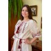 Embroidered dress "Zoreslava" handmade